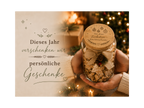 Merry Christmas for..from.. | Gifts | Favorite Storage Jar with Wooden Lid and Your Desired Engraving