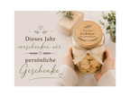 "Something sweet after dinner" | Favorite storage jar with wooden lid and your desired engraving