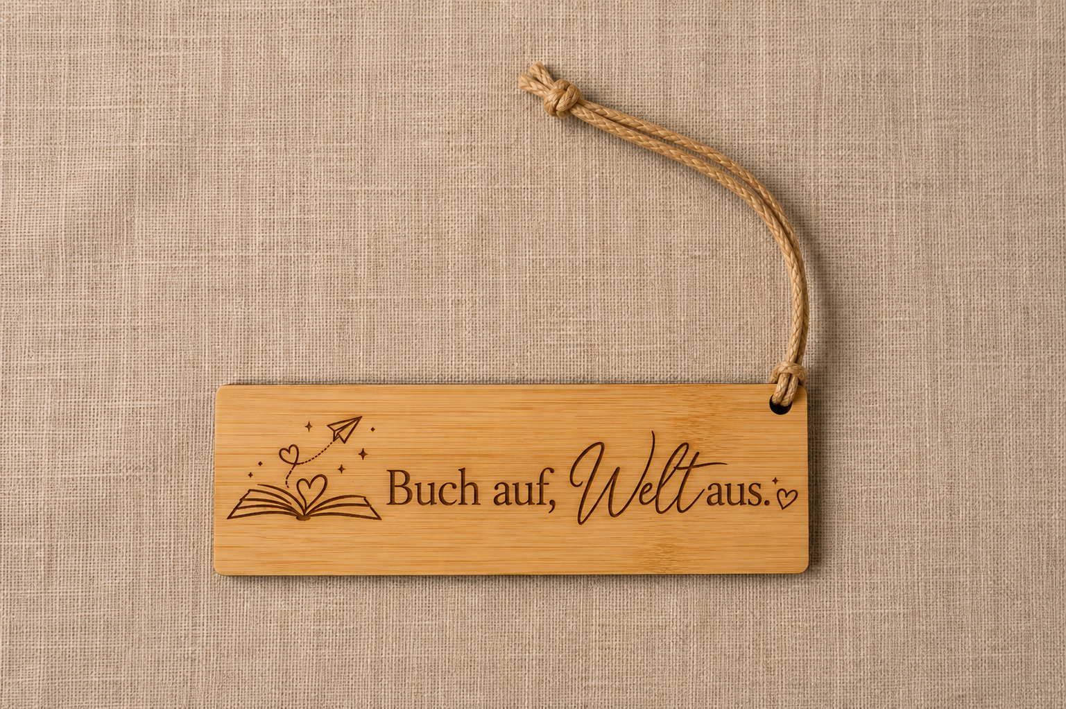 Graviertes Bambus-Lesezeichen für Bookies | 6 Designs für Buchliebhaber & Leseratten