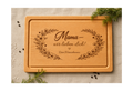 Mama wir lieben dich | Lieblings-Schneidebrett aus Buche mit deiner Wunschgravur