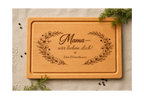 Mom, we love you | Favorite beech cutting board with your custom engraving