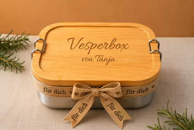 Vesperbox von... | Lieblings-Lunchbox aus Edelstahl & Bambus