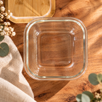 Personalisierte Vorrats- & Meal-Prep-Box aus Glas mit Bambusdeckel | Auslaufsicher